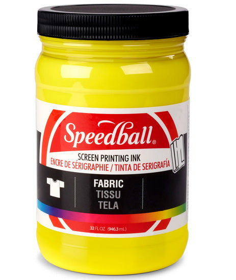 Encre sérigraphie - textile - jaune process - 32oz