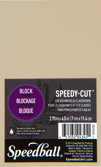 Plaque linogravure speedy cut -2.75x4.5po