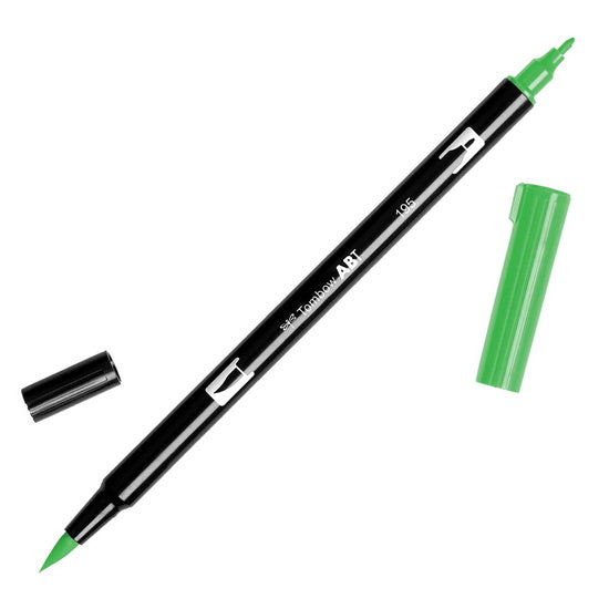 Dual brush pen light green