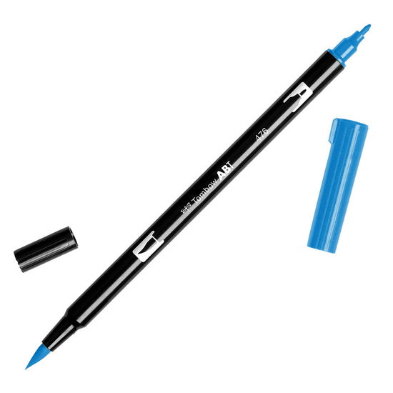 Dual brush pen cyan