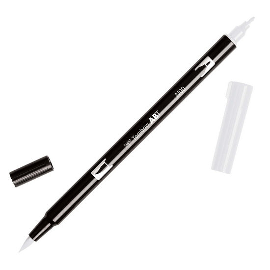 Feutre-pinceau double pointe incolore