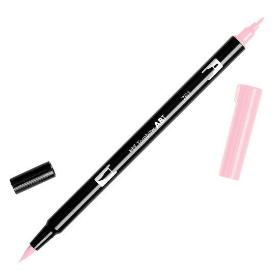 Feutre-pinceau double pointe rose peau