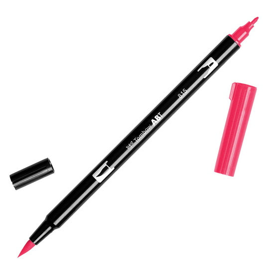 Dual brush pen cherry