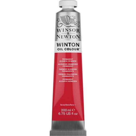 Winton oil - 200ml - perm crimson alizarine - s1