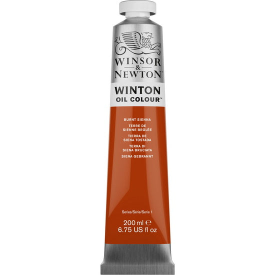 Winton oil - 200ml - burnt sienna - s1