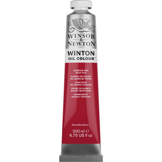 Huile winton - 200ml - nuance rouge de cadmium foncé - s1
