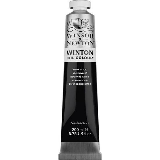 Winton oil - 200ml - ivory black - s1