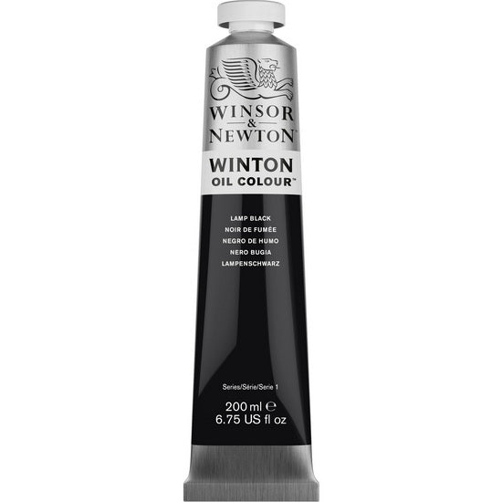 Winton oil - 200ml - lamp black - s1