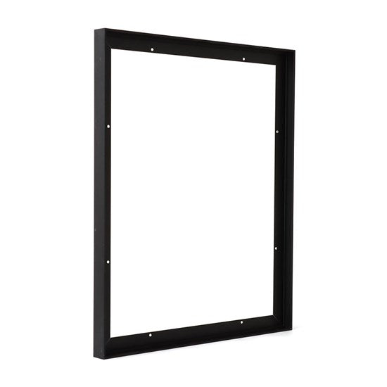 Cadre flottant en aluminium atlantic - noir, 16 x 20 po