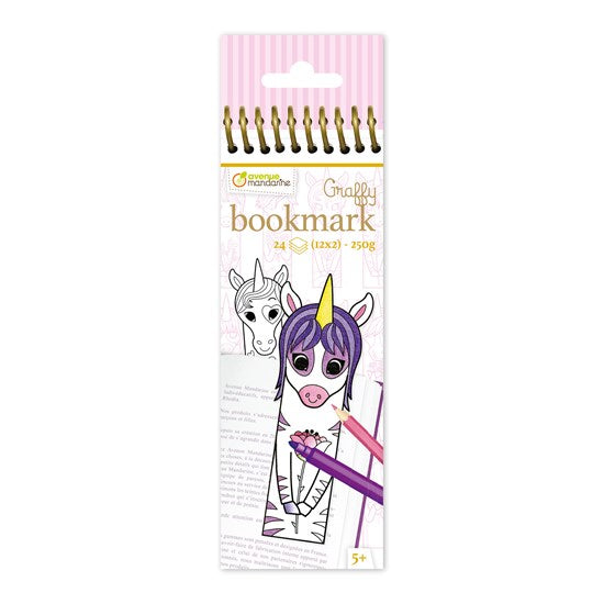 Marque-pages graffy - licornes