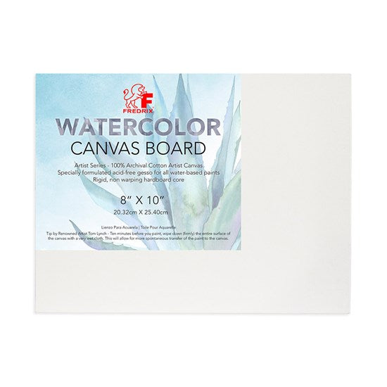 Toile carton pour aquarelle - 8 x 10 pouces