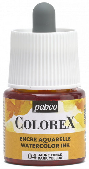 Watercolor ink - colorex - 45ml - dark yellow