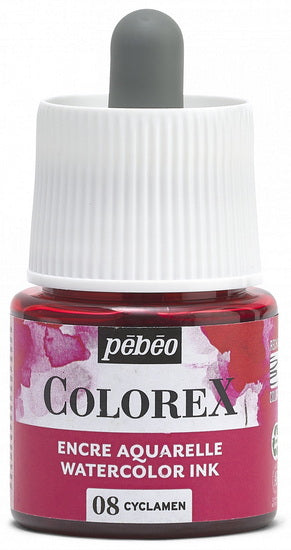 Encre aquarelle - colorex - 45ml - cyclamen