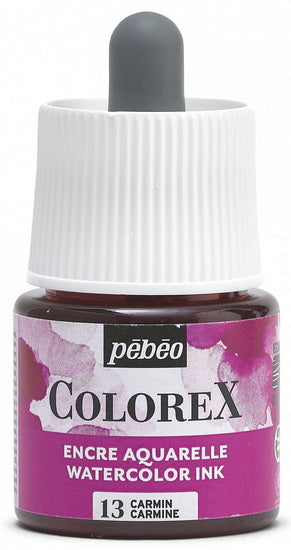 Encre aquarelle - colorex - 45ml - carmin