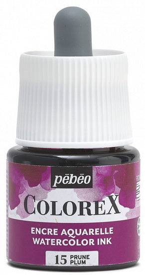 Encre aquarelle - colorex - 45ml - prune