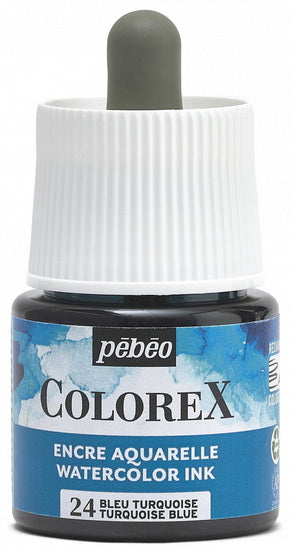 Watercolor ink - colorex - 45ml - turquoise blue