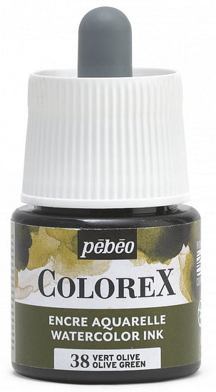 Watercolor ink - colorex - 45ml - olive green