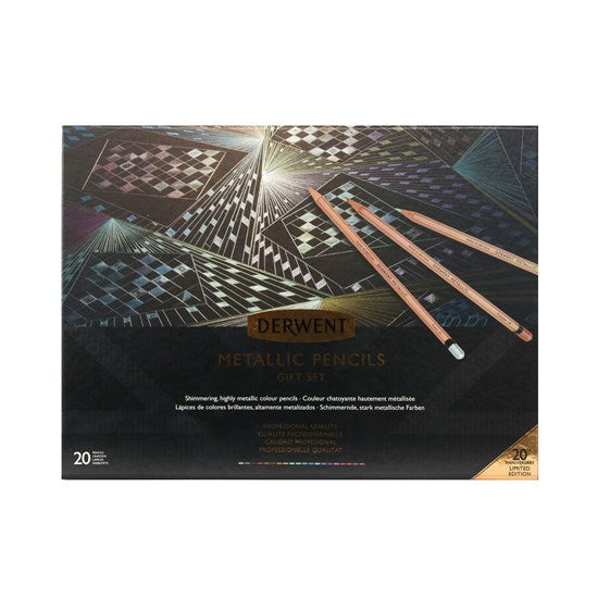 Ens. 20 crayons métalliques