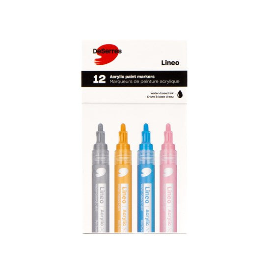 Acrylic marker 12 set - 2mm