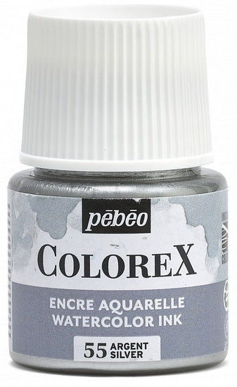 Watercolor ink - colorex - 45ml - silver
