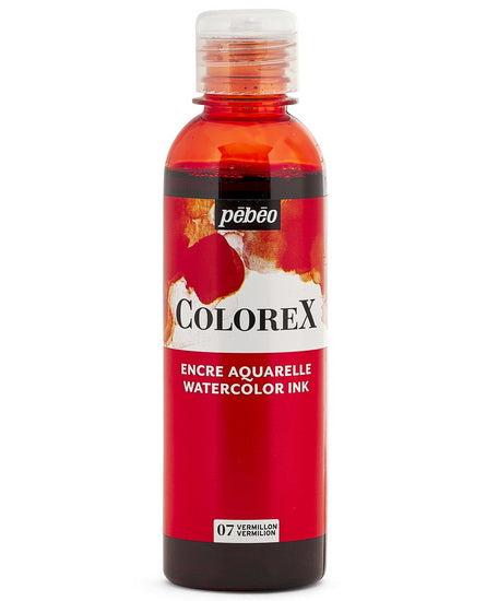 Encre aquarelle - colorex - 250ml - vermillon