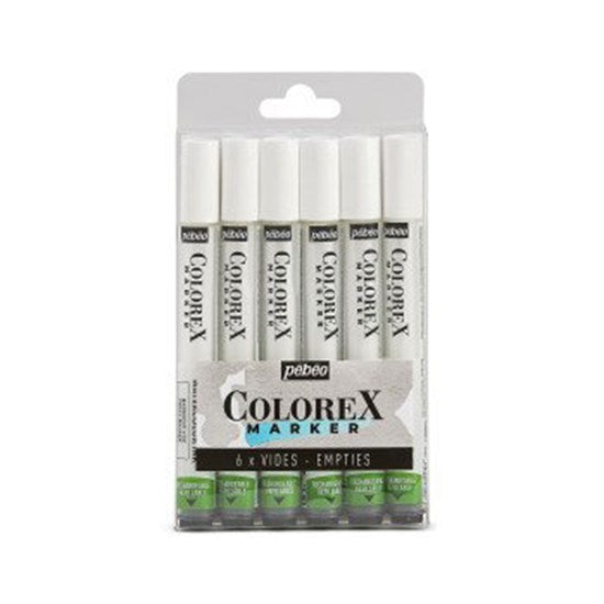 Pk 6 empty markers - colorex