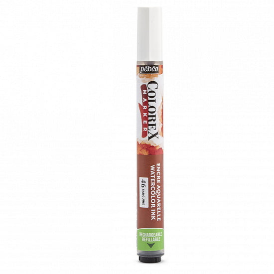 Watercolor marker - colorex - sanguine