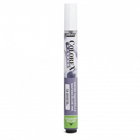 Marqueur aquarelle - colorex - gris neutre