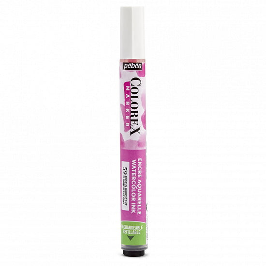 Marqueur aquarelle - colorex - rose fluorescent