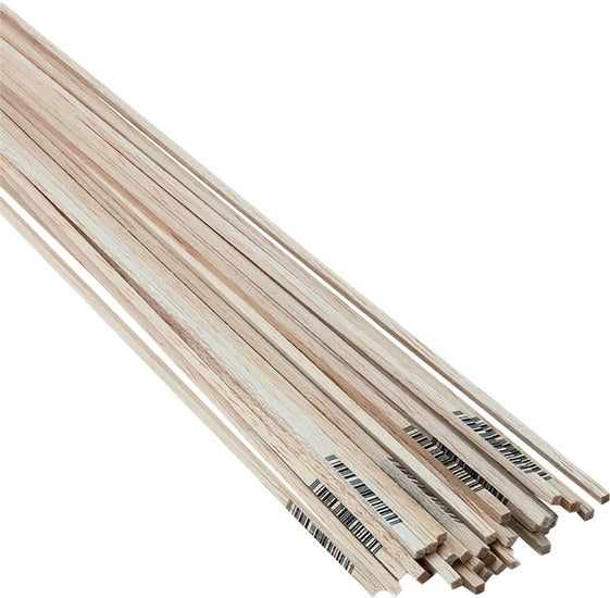 Balsa Wood - 0.125 X 36 X 0.125 INCHES