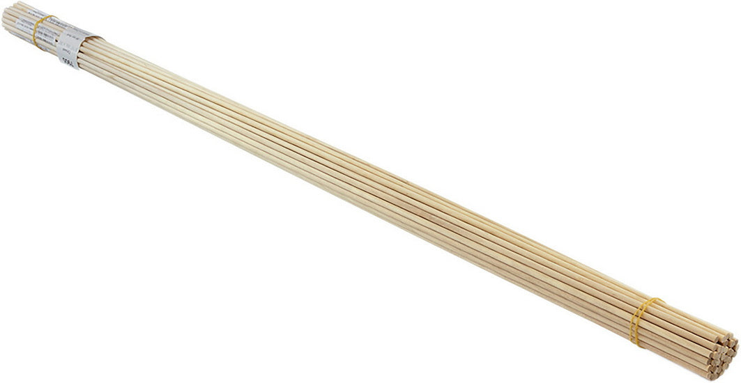 Tige de bois ronde - 0,1875 x 36 pouces