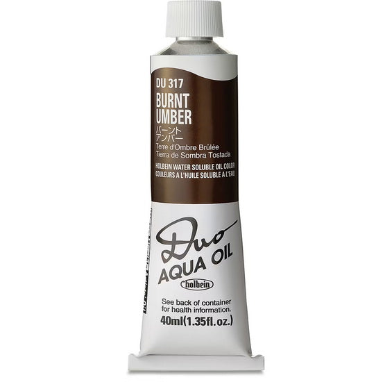 Huile duo aqua terre d'ombre brûlée série a - 40ml