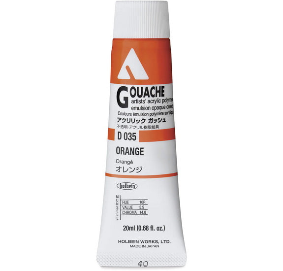 Acryla Gouache Orange Series A - 20ml