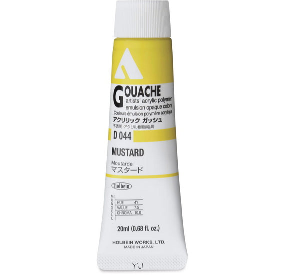 Acryla Gouache Mustard Series A - 20ml