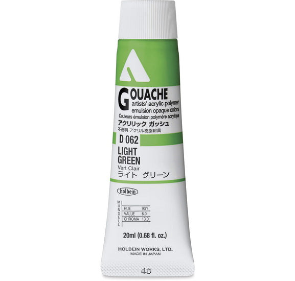 Gouache acryla vert clair série a - 20ml
