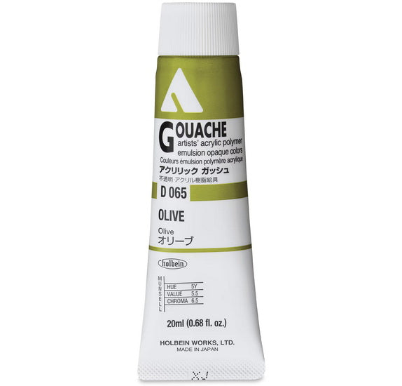 Acryla Gouache Olive Series A - 20ml