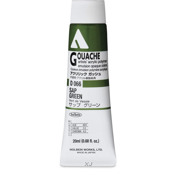 Gouache acryla vert de vessie série a - 20ml