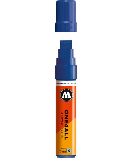 Marqueur one4all bleu véritable - 15mm
