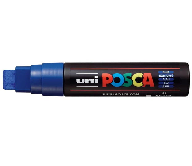 Marqueur posca biseau pc-17k bleu