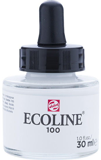 Encre aquarelle  ecoline blanc- 30ml
