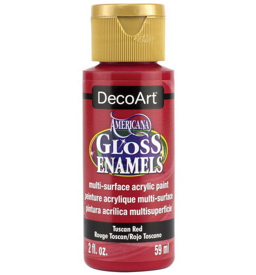 Acrylique americana email brillant rouge toscan - 60ml