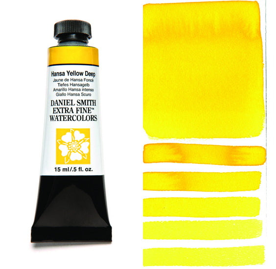 Aquarelle tube jaune de hansa foncé  s1 - 15ml