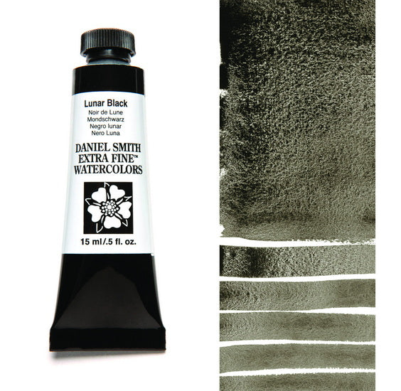 Watercolor Tube Lunar Black  S1 - 15ml