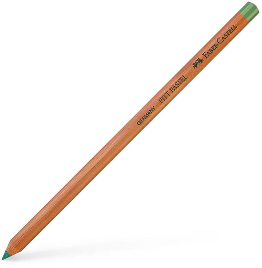 Crayon pastel terre verte