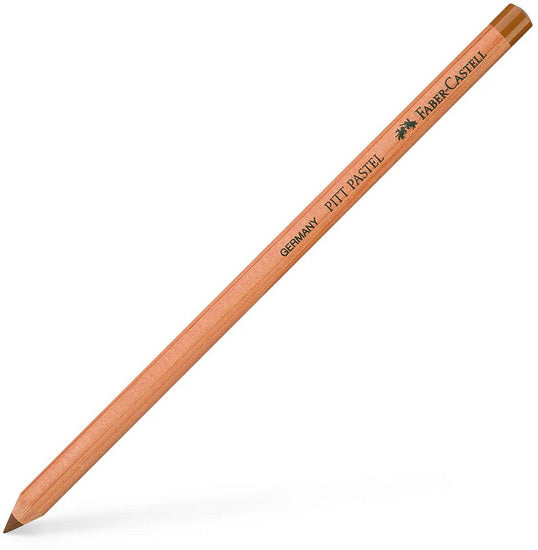 Crayon pastel terre d'ombre brut