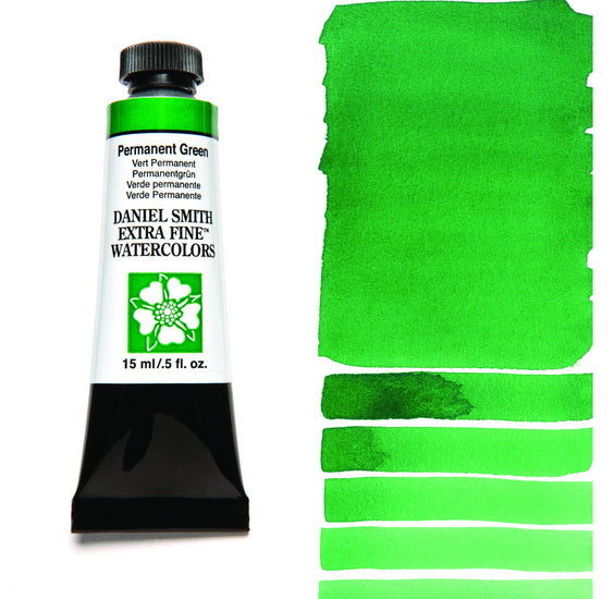 Aquarelle tube vert permanent  s1 - 15ml