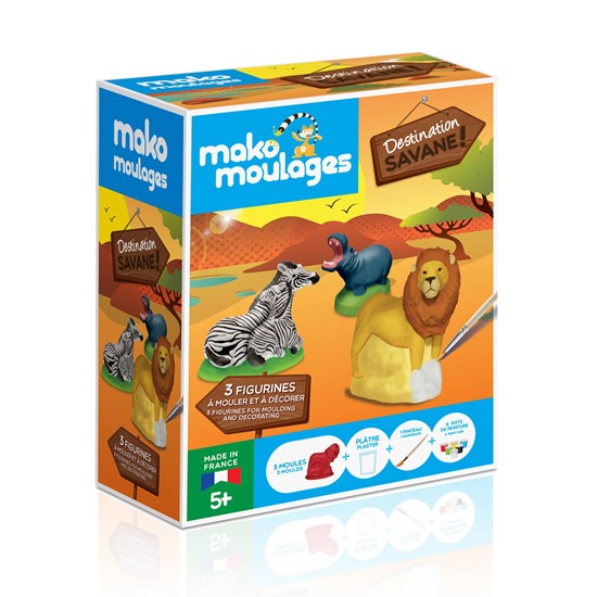Coffret moulages - destination savane !