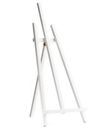 Chevalet de table - blanc, 16 po