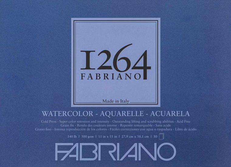 1264 Watercolour Pad - 15 X 11 INCHES