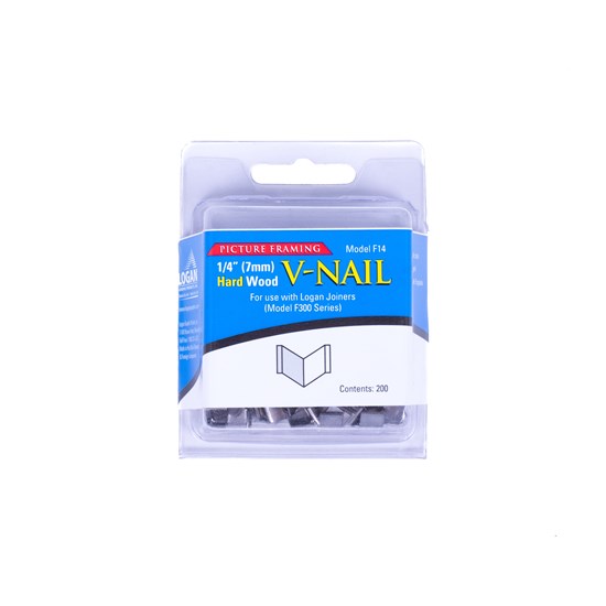 Clou en v - bois dur, 1/4 po